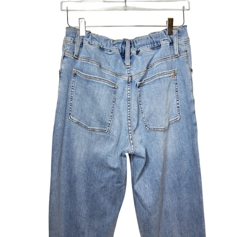 Madewell Women’s Pull On Stretch High Rise Keefe Wash Slouchy Women’s Jeans 27 - Picture 9 of 10